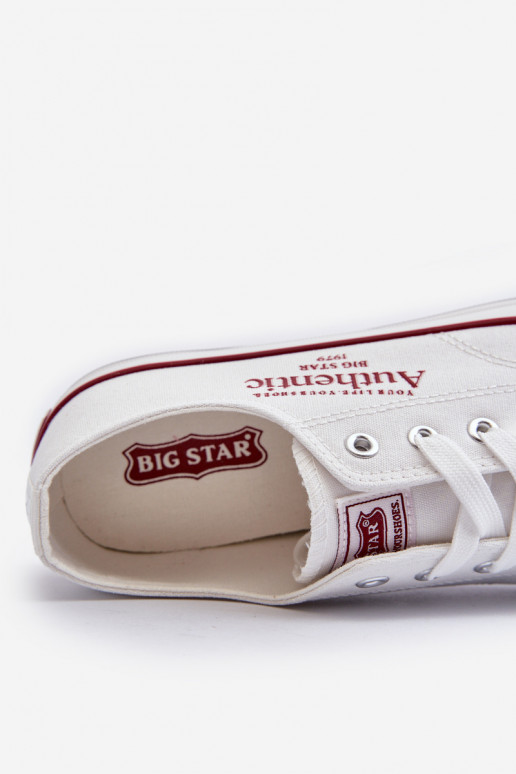 Chaussures de loisirs pour hommes Big Star NN174057 couleur blanche