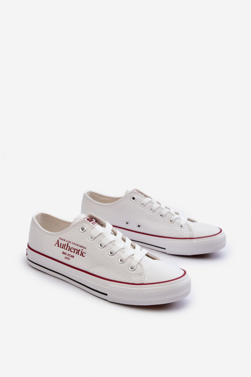 Chaussures de loisirs pour hommes Big Star NN174057 couleur blanche