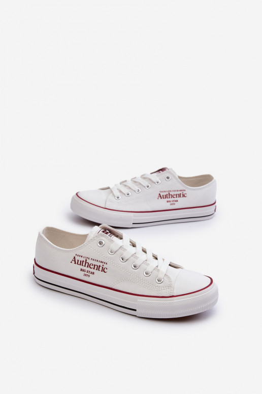 Chaussures de loisirs pour hommes Big Star NN174057 couleur blanche