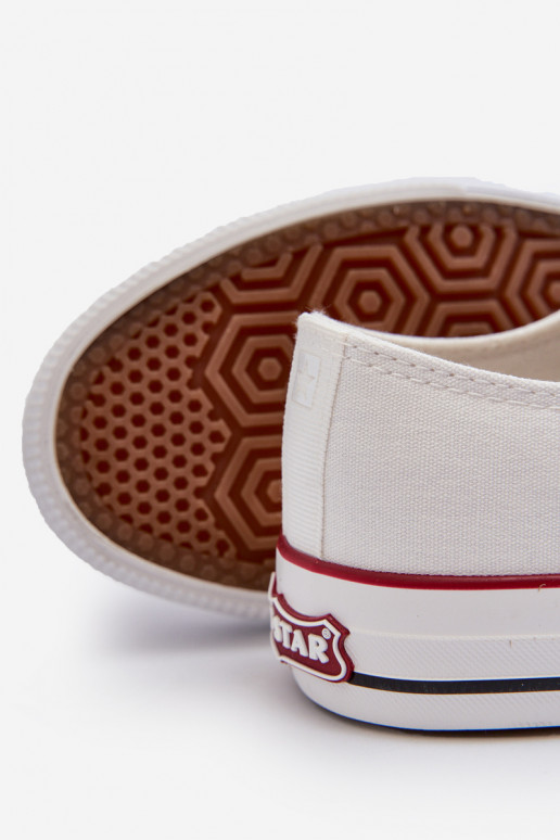 Chaussures de loisirs pour hommes Big Star NN174057 couleur blanche