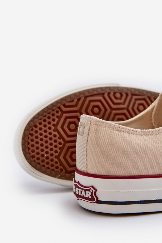 Chaussures décontractées pour hommes Big Star NN174058 beige