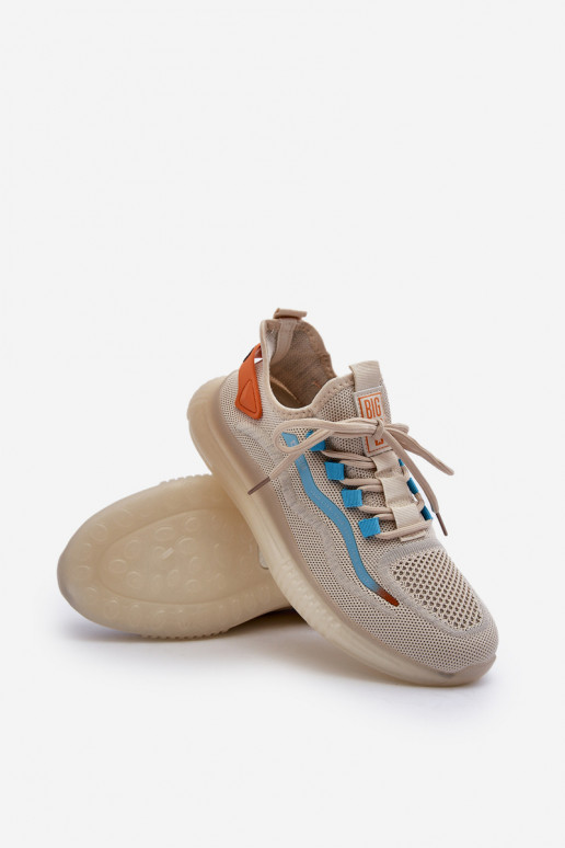 Sportschuhe HI-POLY SYSTEM Big Star NN174452 beige Sportschuhe HI-POLY SYSTEM Big Star NN174452 beige