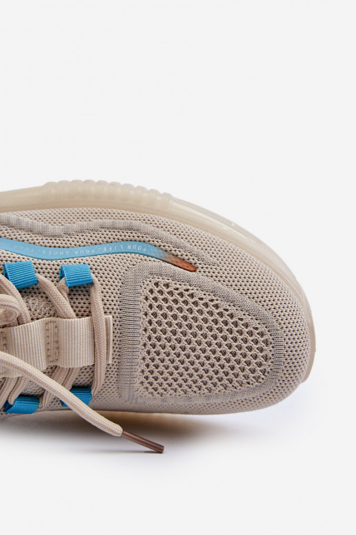 Sportschuhe HI-POLY SYSTEM Big Star NN174452 beige Sportschuhe HI-POLY SYSTEM Big Star NN174452 beige