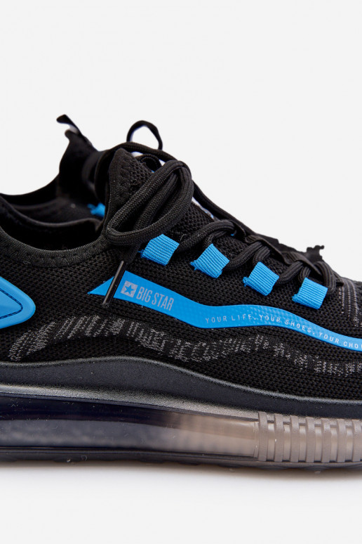 Sportschuhe HI-POLY SYSTEM Big Star NN174450 schwarze Farbe Sportschuhe HI-POLY SYSTEM Big Star NN174450 schwarze Farbe
