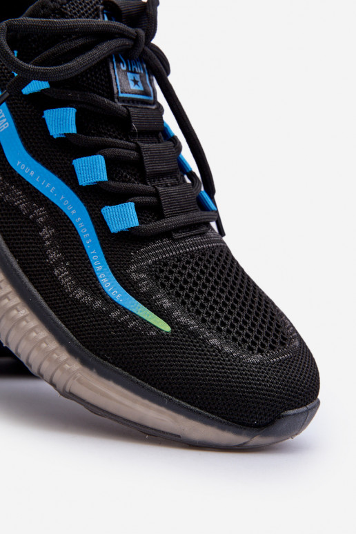 sportschoenen HI-POLY SYSTEM Big Star NN174450 zwarte kleur sportschoenen HI-POLY SYSTEM Big Star NN174450 zwarte kleur