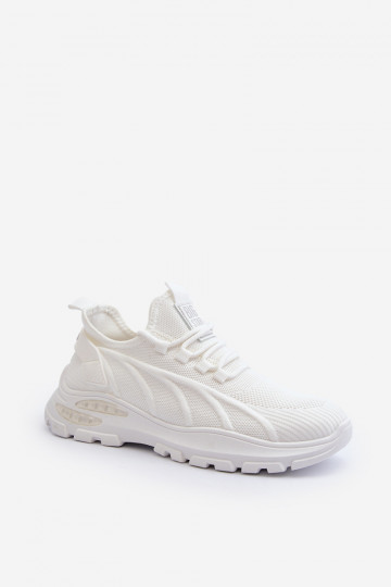 Baskets modèle chaussures HI-POLY SYSTEM Big Star NN174468 couleur blanc