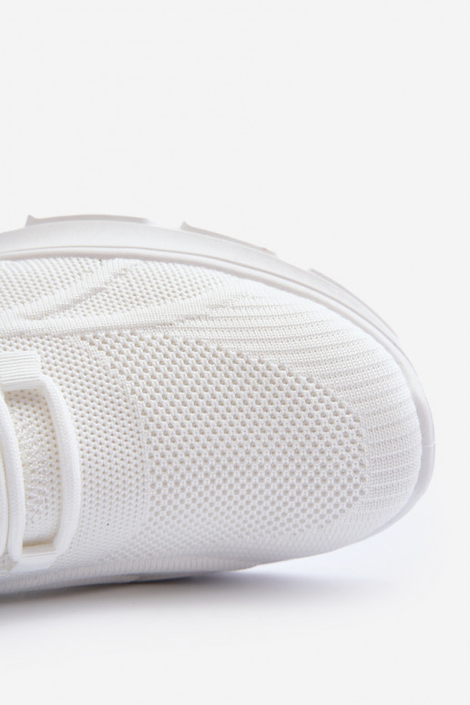 Sneakers model schoenen HI-POLY SYSTEM Big Star NN174468 witte kleur Sneakers model schoenen HI-POLY SYSTEM Big Star NN174468 witte kleur