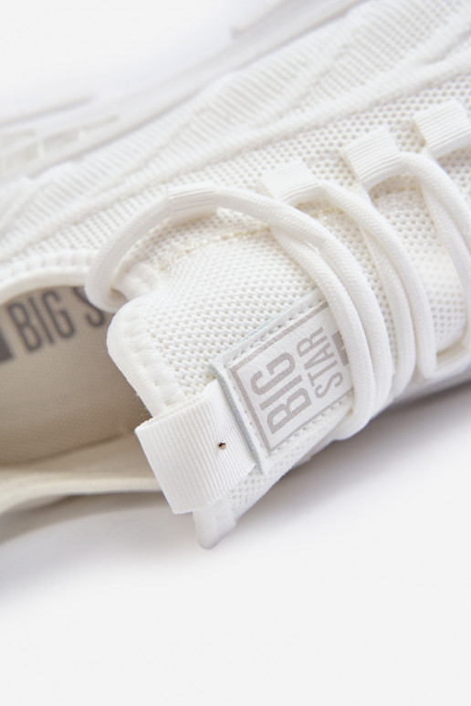 Sneakers model schoenen HI-POLY SYSTEM Big Star NN174468 witte kleur Sneakers model schoenen HI-POLY SYSTEM Big Star NN174468 witte kleur