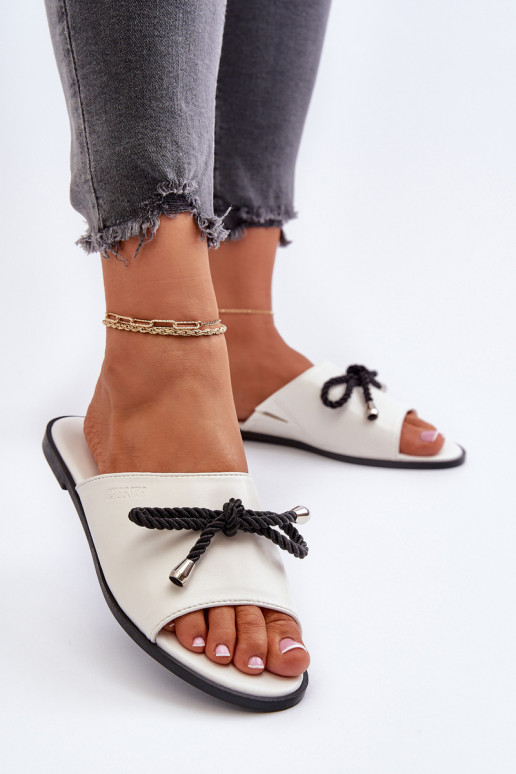 Chaussons femme Eko Big Star NN274067 couleur blanc