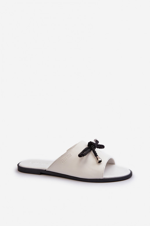 Chaussons femme Eko Big Star NN274067 couleur blanc