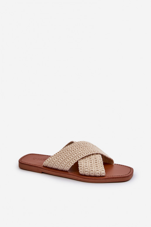 Chaussons Big Star NN274078 beige