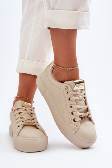 Sneakers model schoenen Big Star NN274210 beige kleur 2