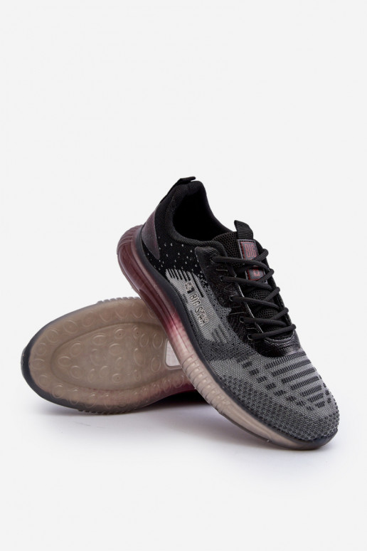 Sportschuhe HI-POLY SYSTEM Big Star NN174476 schwarze Farbe Sportschuhe HI-POLY SYSTEM Big Star NN174476 schwarze Farbe