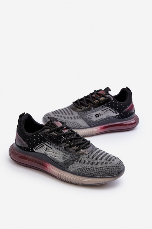 Sportschuhe HI-POLY SYSTEM Big Star NN174476 schwarze Farbe Sportschuhe HI-POLY SYSTEM Big Star NN174476 schwarze Farbe