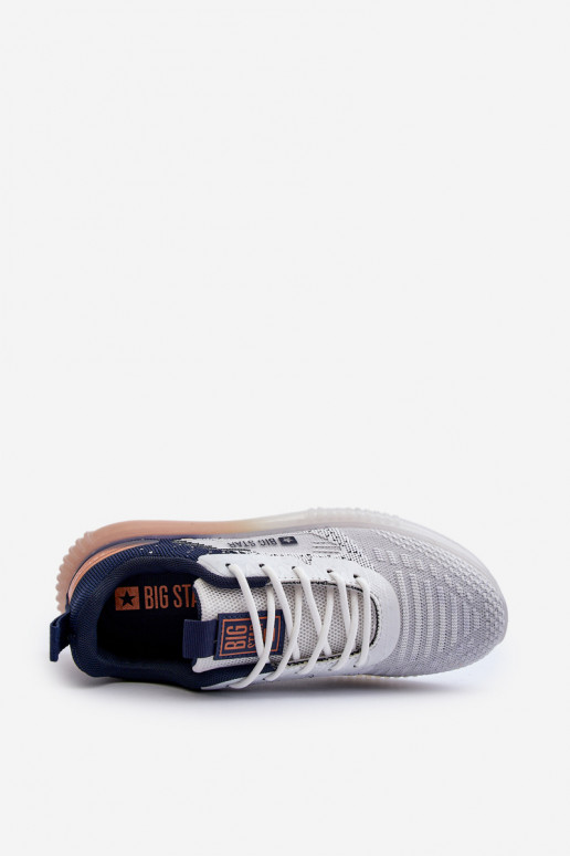 chaussures de sport HI-POLY SYSTEM Big Star NN174474 bleu foncé