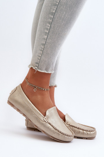 Mocassins couleur or Ranica 2