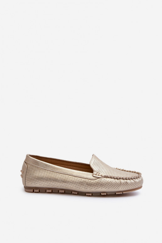 Mocassins couleur or Ranica