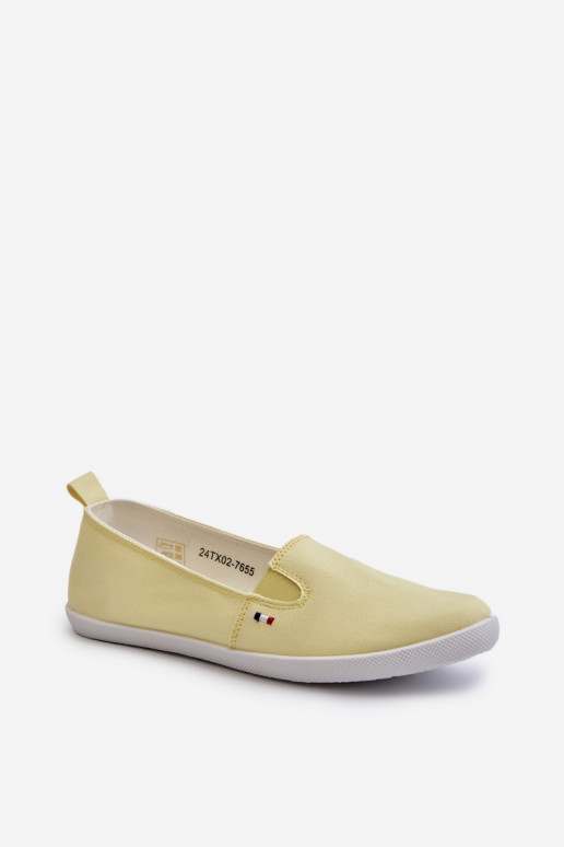 Chaussures de sport chaussures de loisirs Slip-On couleur jaune Adrancia
