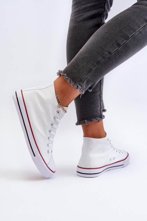 Freizeitschuhe weiße Farbe Socerio