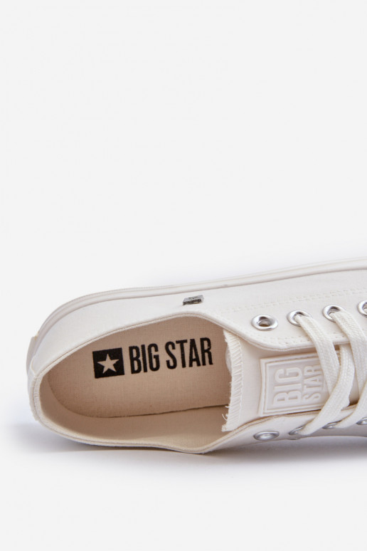 Chaussures de loisirs pour hommes Big Star NN174111 couleur blanche