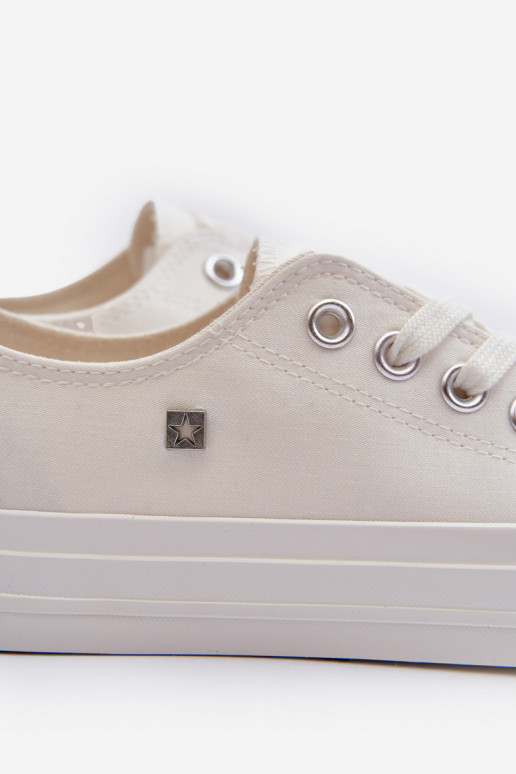 Chaussures de loisirs pour hommes Big Star NN174111 couleur blanche