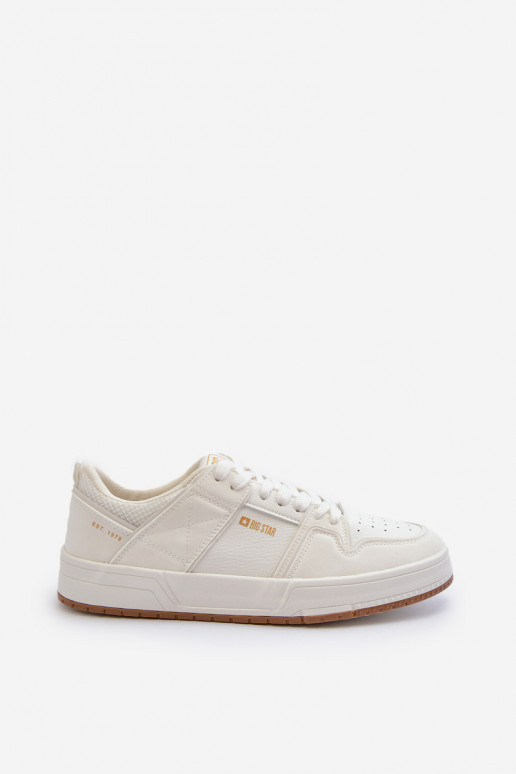 Baskets modèle chaussures Big Star NN174093 couleur blanche