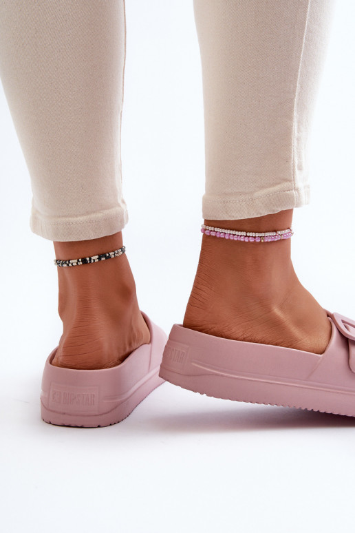 Big Star NN274A663 lichte platformsandalen met gespen in roze