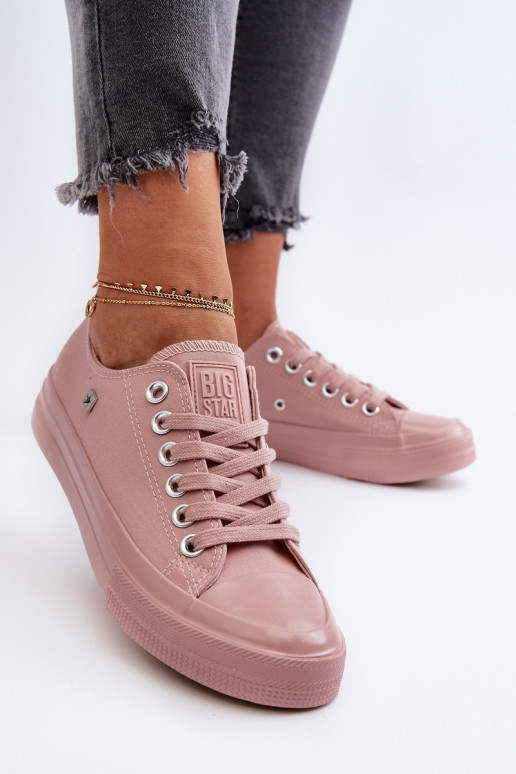 Modèle classique Chaussures de loisirs Big Star NN274291 couleur rose