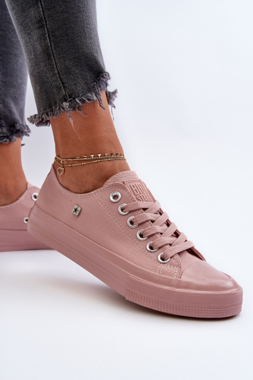 Klassiek model Vrijetijdsschoenen Big Star NN274291 roze kleur Klassiek model Vrijetijdsschoenen Big Star NN274291 roze kleur