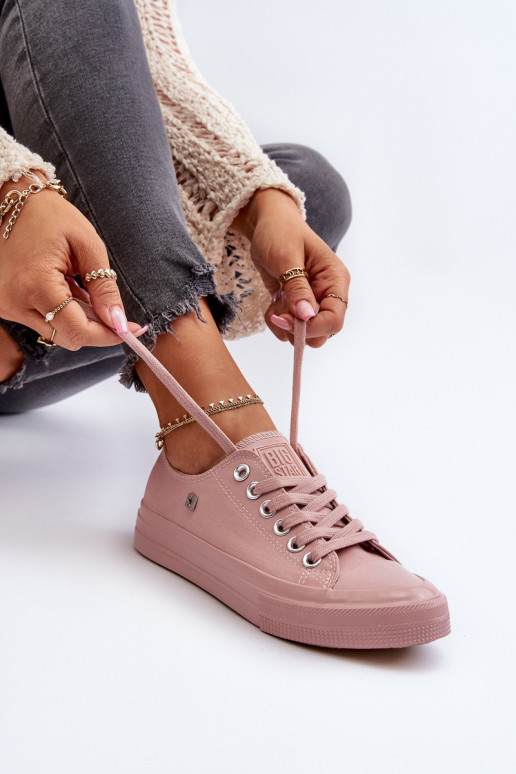 Modèle classique Chaussures de loisirs Big Star NN274291 couleur rose Modèle classique Chaussures de loisirs Big Star NN274291 couleur rose