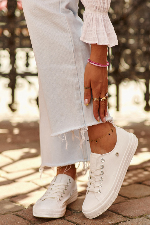 Modèle classique Chaussures de loisirs Big Star NN274285 couleur blanc