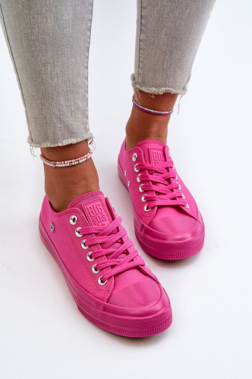 Modèle classique Chaussures de loisirs Big Star NN274290 couleur rose 2