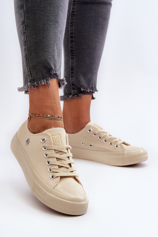 Klassisches Modell Freizeitschuhe Big Star NN274286 beige Klassisches Modell Freizeitschuhe Big Star NN274286 beige