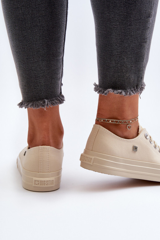 Klassisches Modell Freizeitschuhe Big Star NN274286 beige Klassisches Modell Freizeitschuhe Big Star NN274286 beige