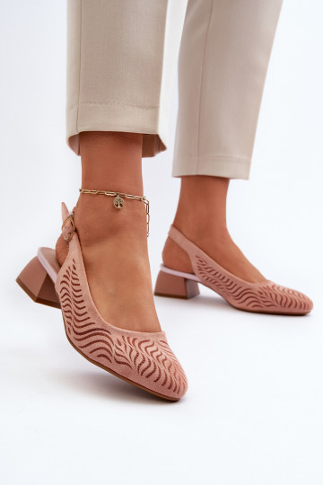 Schoenen met hakken Klocku roze kleur Gemifa