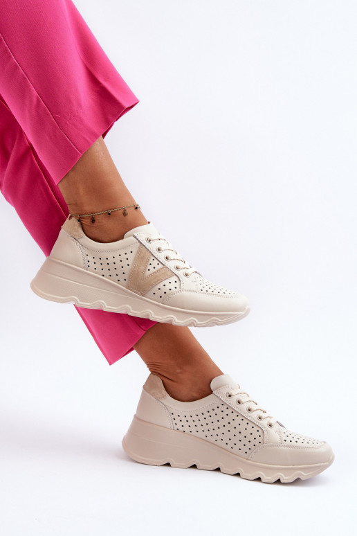 beige Eleonori sportschoenen