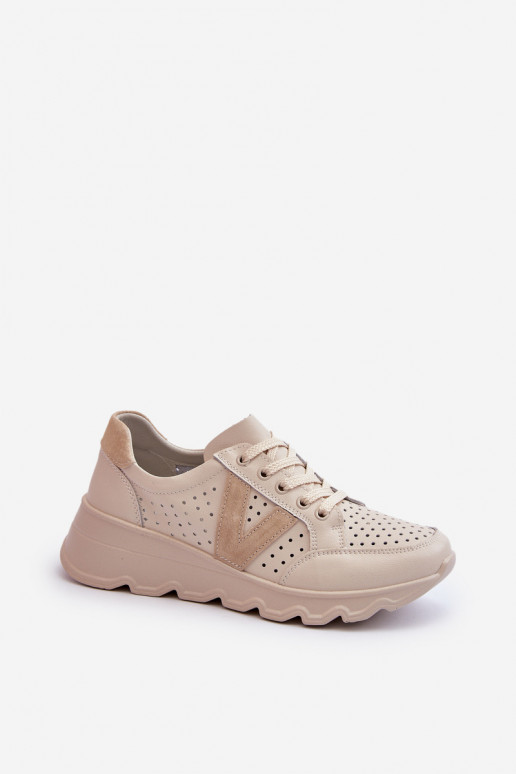 beige Eleonori sportschoenen