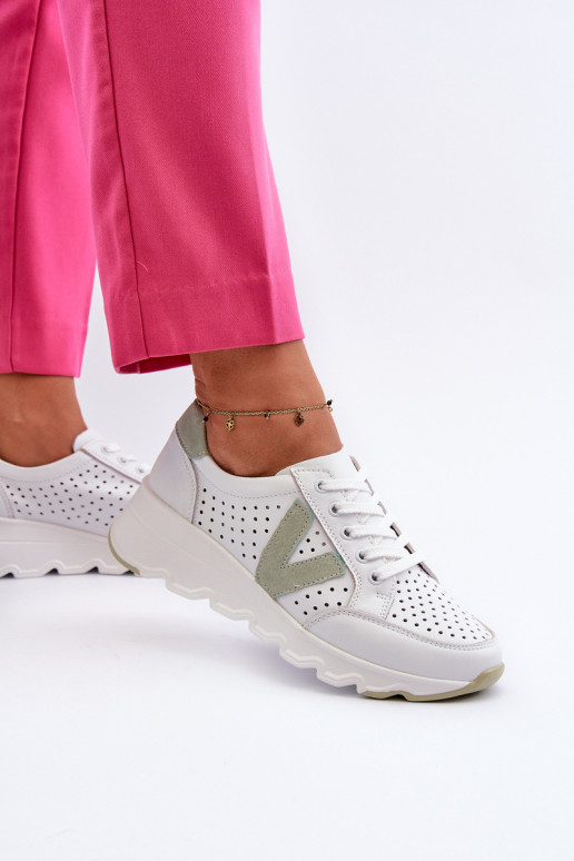 sportschoenen in witte kleur Eleonori sportschoenen in witte kleur Eleonori