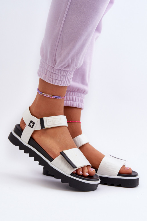 Sandales femme à plateforme Big Star NN274777 couleur blanc