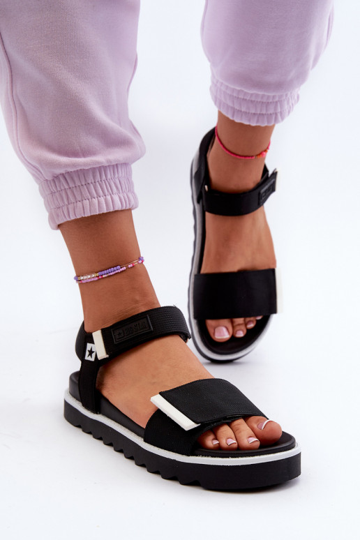 Sandales femme à plateforme Big Star NN274778 couleur noir Sandales femme à plateforme Big Star NN274778 couleur noir