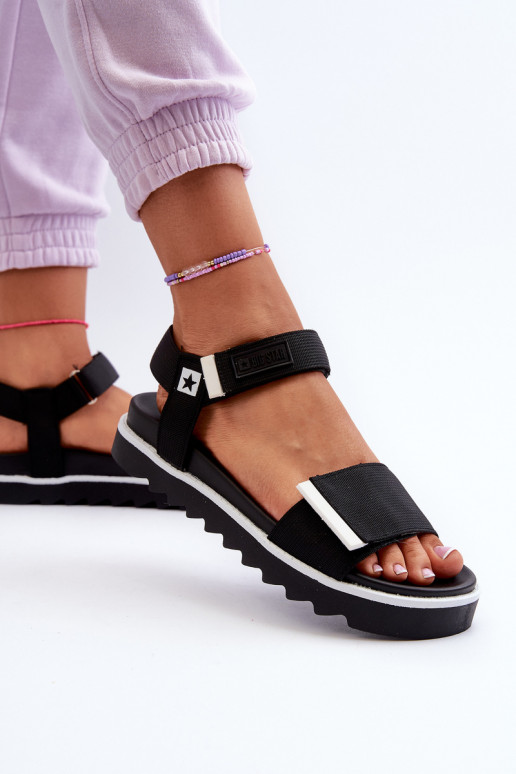 Sandales femme à plateforme Big Star NN274778 couleur noir