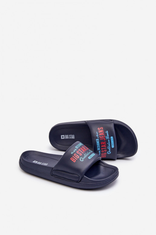 Chaussons légers Chaussons enfant Big Star NN374516 bleu foncé