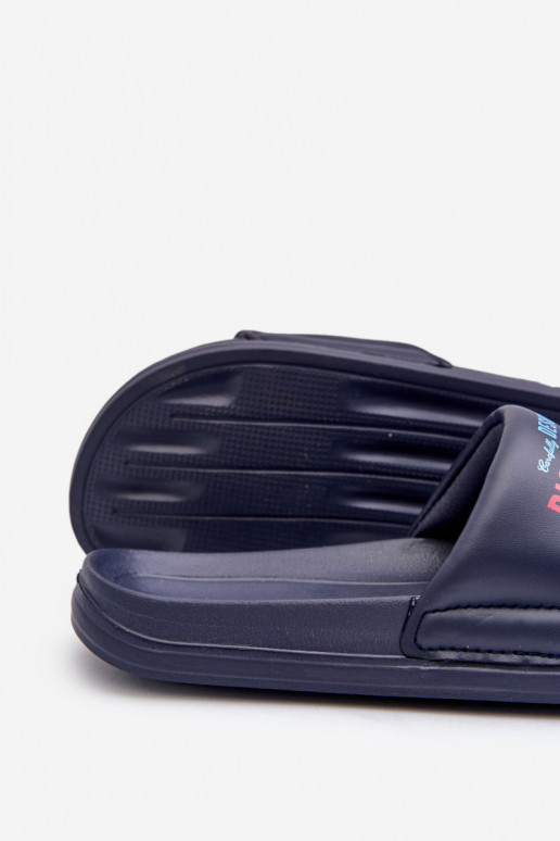 Leichte Hausschuhe Kinderhausschuhe Big Star NN374516 dunkelblau Leichte Hausschuhe Kinderhausschuhe Big Star NN374516 dunkelblau