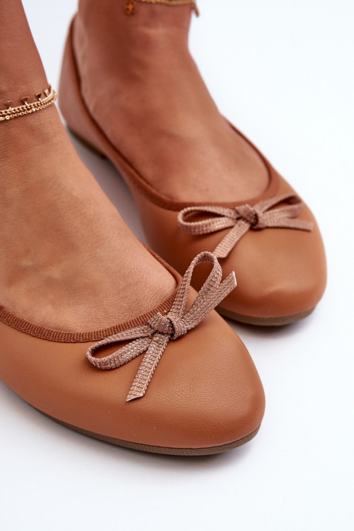 Ballerines Eko avec rubans marron Sandelal Ballerines Eko avec rubans marron Sandelal