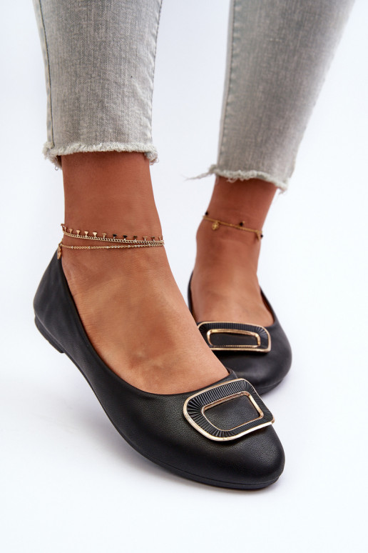 Ballerinas mit Ornamenten Eko schwarz Enicoria Ballerinas mit Ornamenten Eko schwarz Enicoria