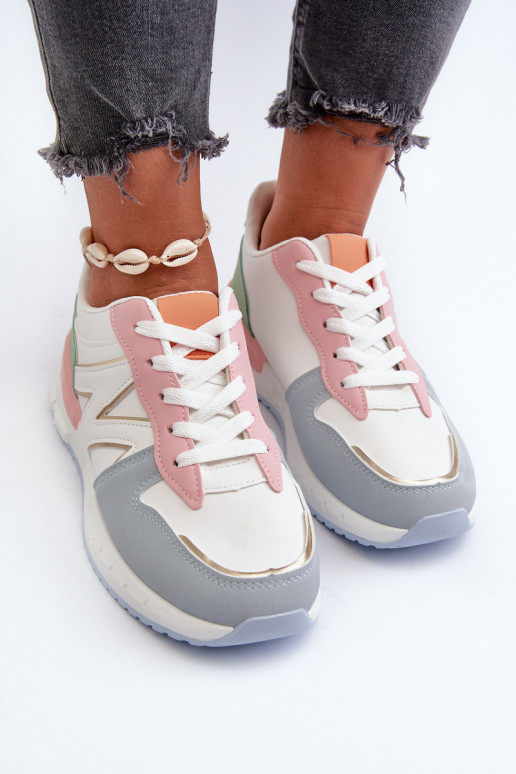 Chaussures modèle baskets en cuir écologique de différentes couleurs Kaimans