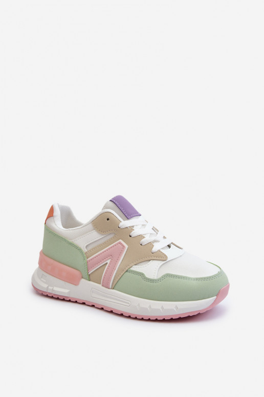 Chaussures modèle baskets en cuir écologique de différentes couleurs Vinelli
