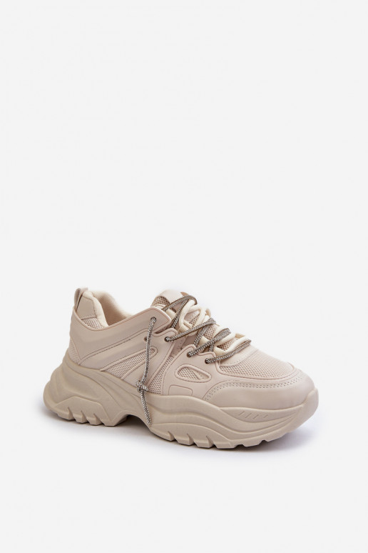 Sneakers model schoenen met modieuze massieve zolen m beige Relissa Sneakers model schoenen met modieuze massieve zolen m beige Relissa