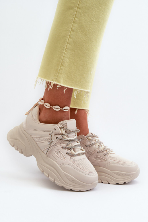 Sneakers Modellschuhe mit modischen massiven Sohlen m beige Relissa Sneakers Modellschuhe mit modischen massiven Sohlen m beige Relissa