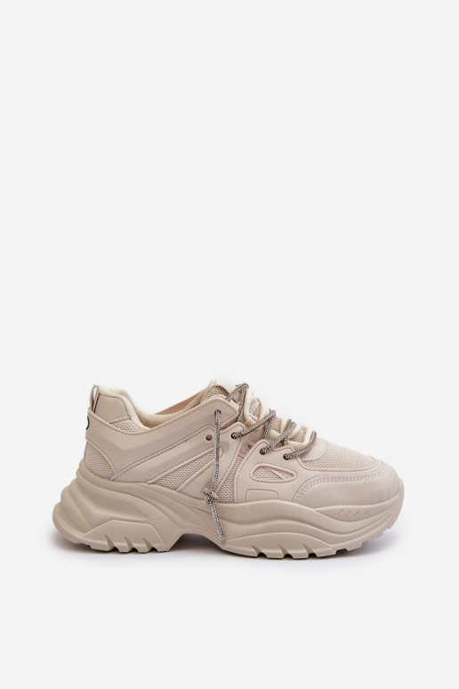 Sneakers Modellschuhe mit modischen massiven Sohlen m beige Relissa Sneakers Modellschuhe mit modischen massiven Sohlen m beige Relissa